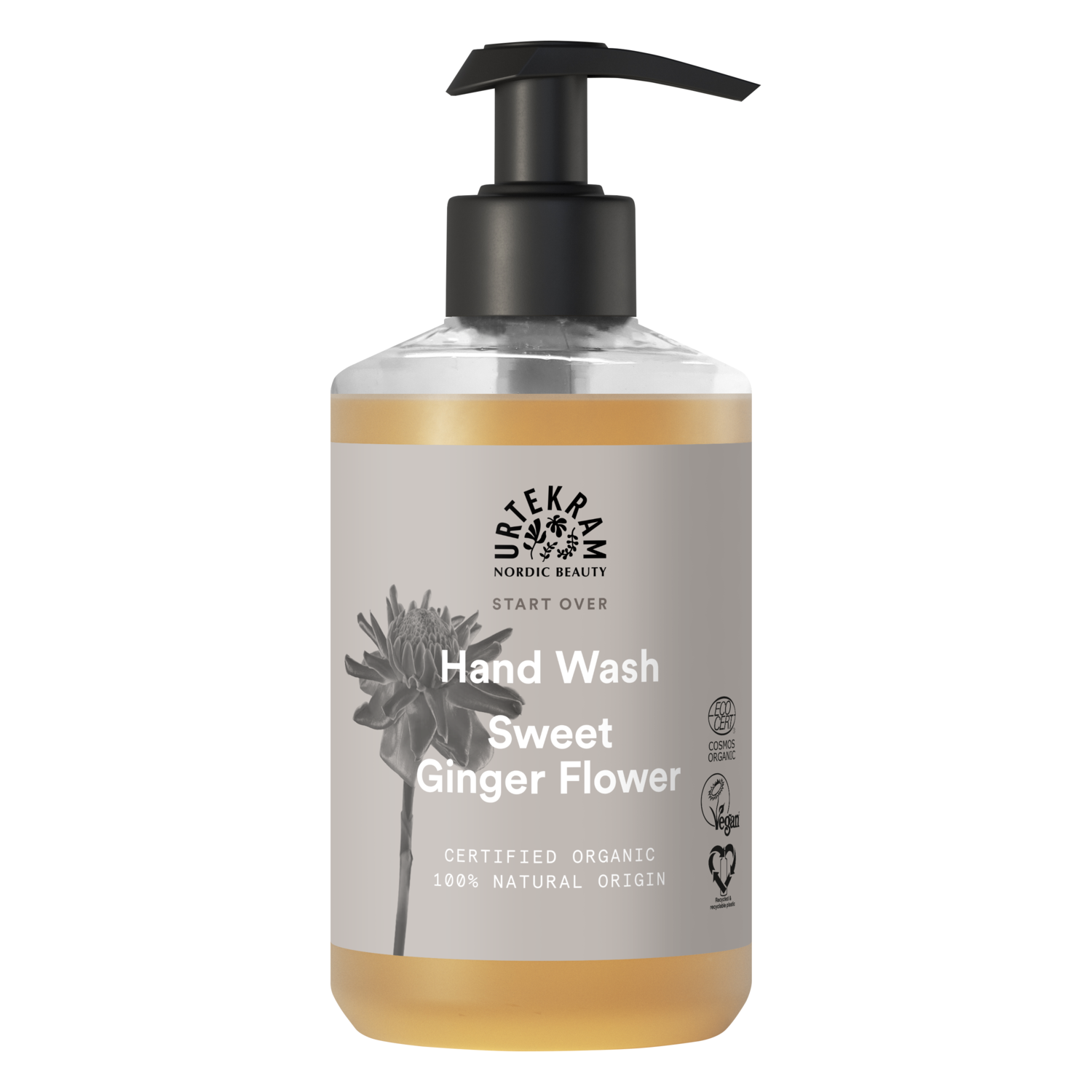 Alternativ bild 1 för Urtekram Nordic Beauty Urtekram Sweet Ginger Flower Hand Wash 300 ml