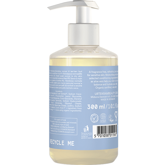 Urtekram Fragrance Free Hand Wash 300 ml