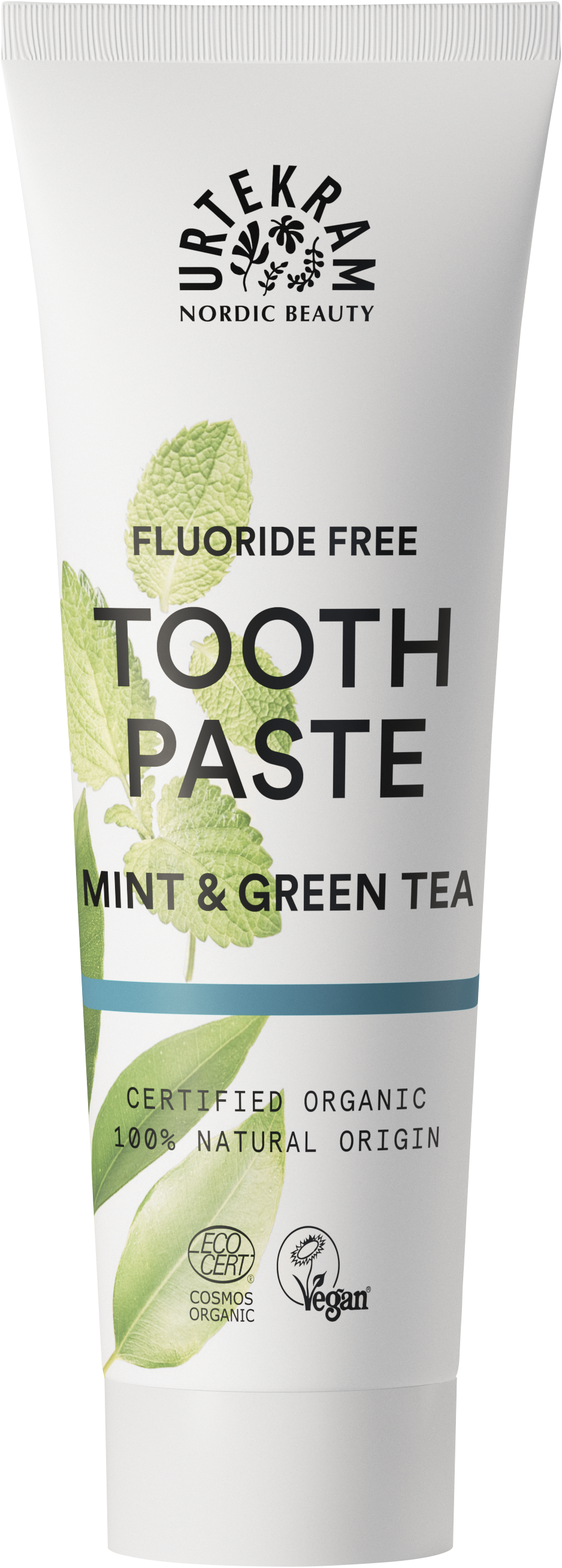 Urtekram Mint & Green Tea tandkräm 75 ml