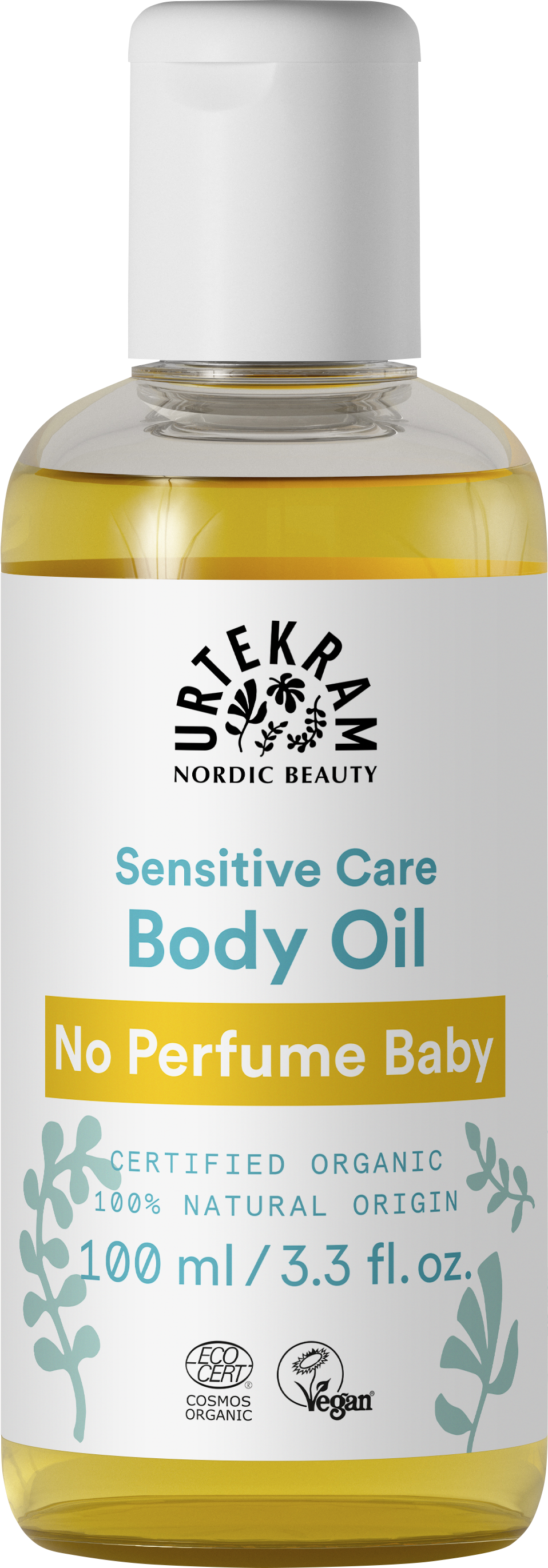 Urtekram No Perfume Baby Body Oil 100 ml