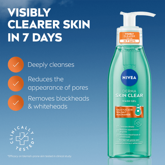 NIVEA Derma Activate Wash Gel 150 ml