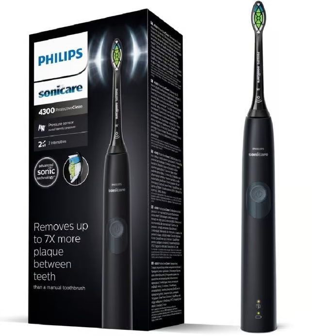 Philips Sonicare Protective Clean 4300 Eltandborste Svart