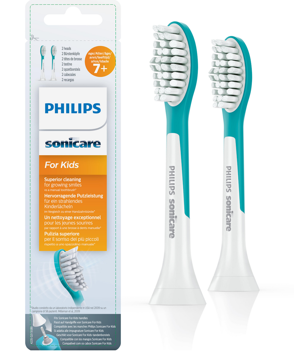 Philips Sonicare Kids Refill 7+ år 2 st