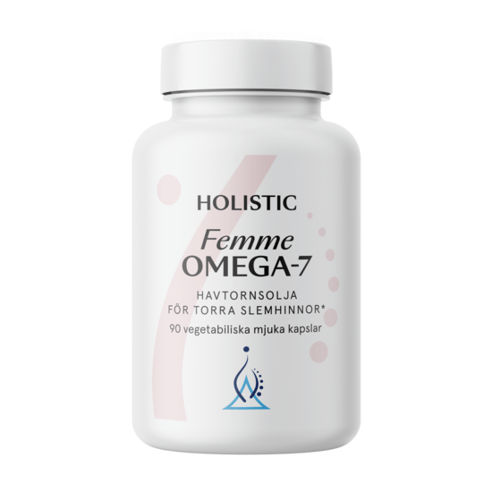 Holistic Femme Omega-7 havtornsolja 90 kapslar
