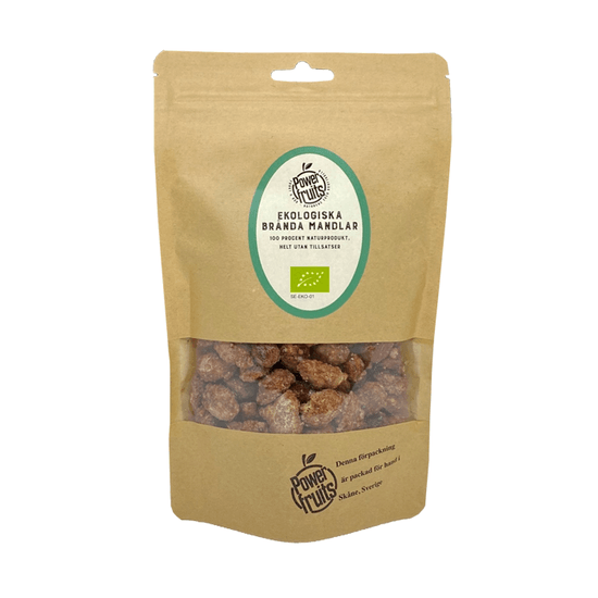 Powerfruits Brända Mandlar EKO 250 g