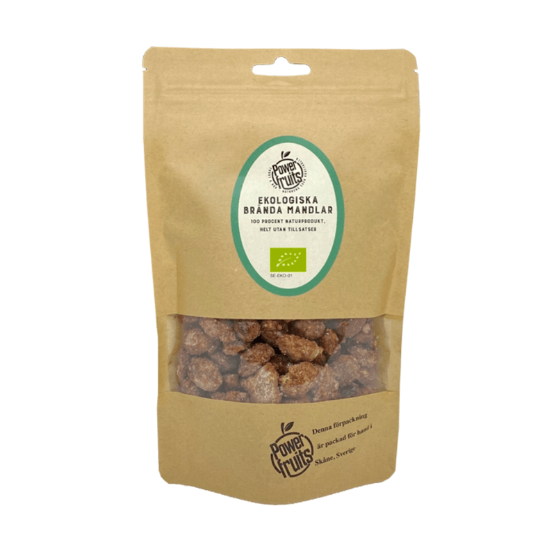 Powerfruits Brända Mandlar EKO 250 g