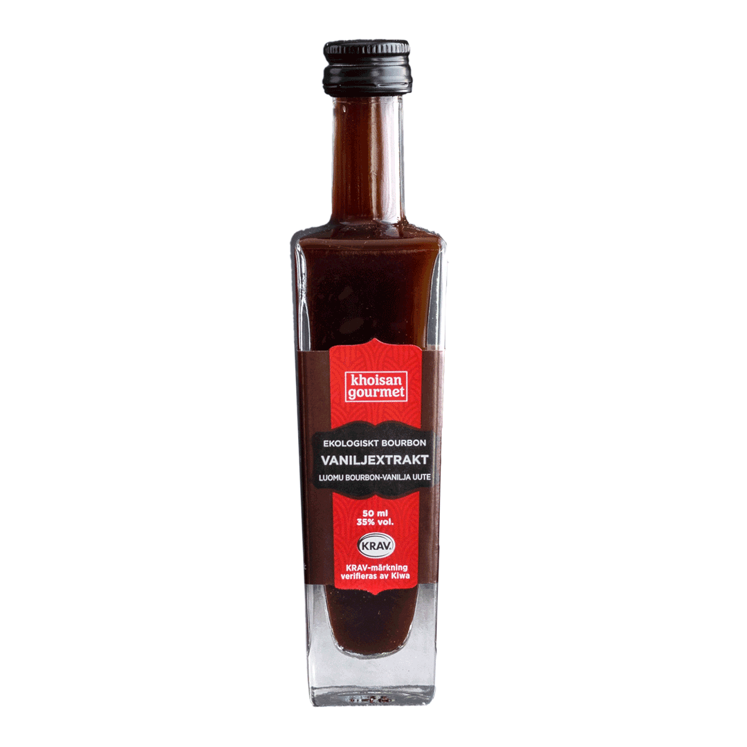 Khoisan Gourmet Äkta Bourbon Vaniljextrakt EKO KRAV 50 ml