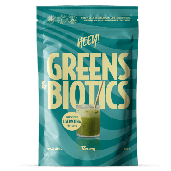 Heey! Greens & Biotics Superfood + Probiotika Tropical 300 g