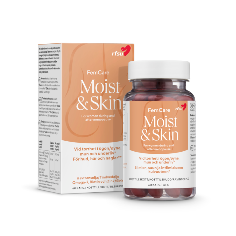 RFSU FemCare Moist & Skin 60 kapslar