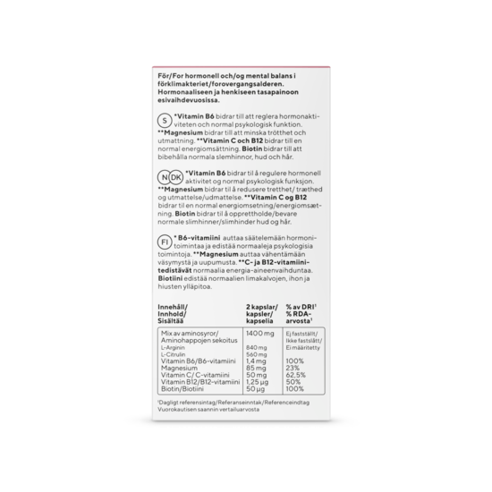 RFSU FemCare Lust & Energy 60 kapslar