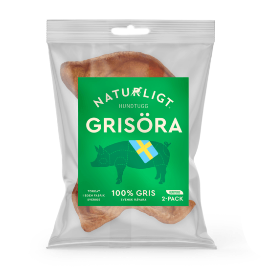 Naturligt Grisöron 2-pack