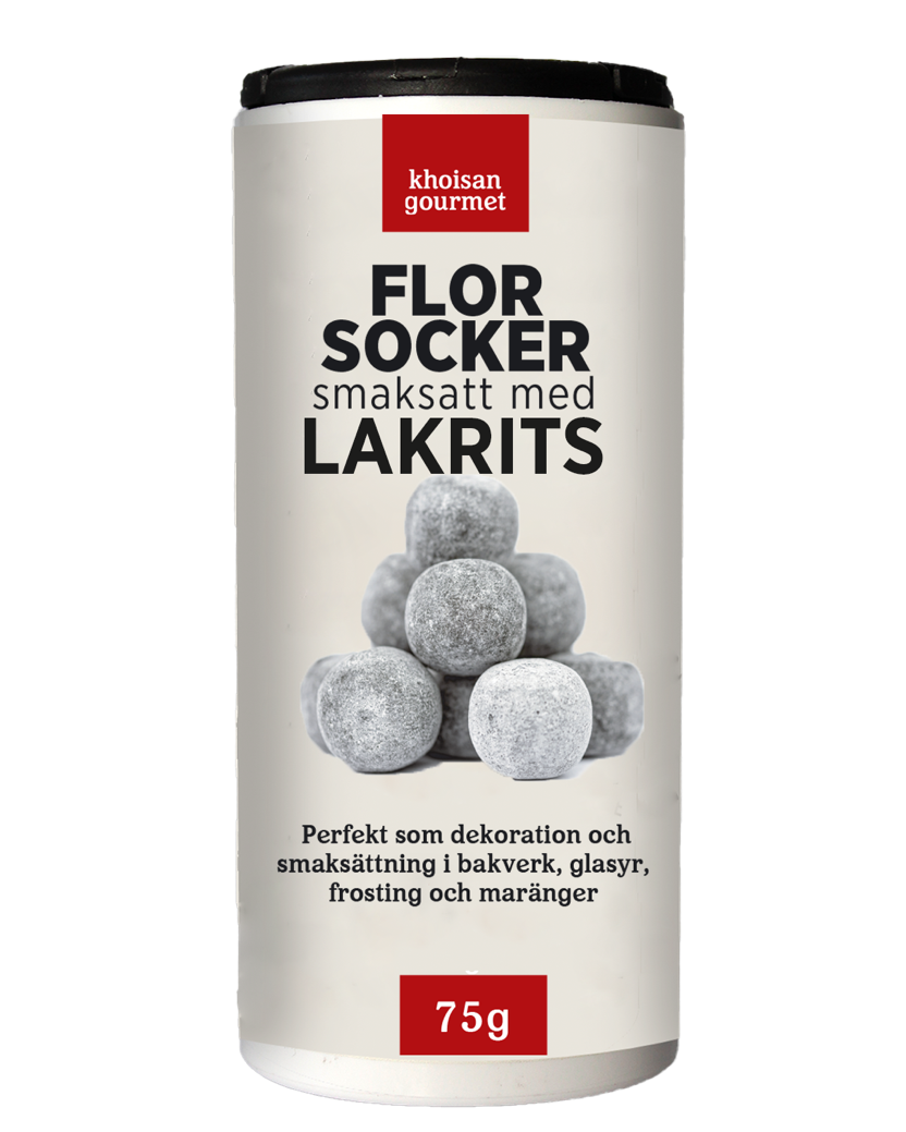 Khoisan Gourmet Florsocker Lakrits 75 g