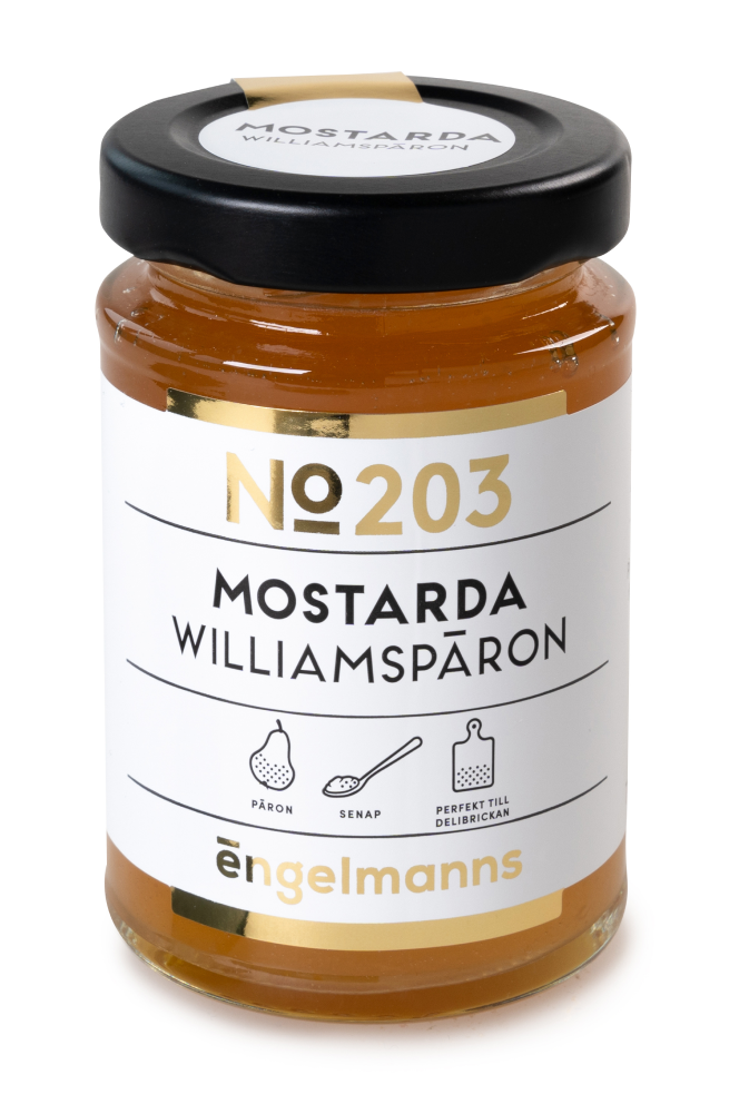 Engelmanns Mostarda Williamspäron 120 g