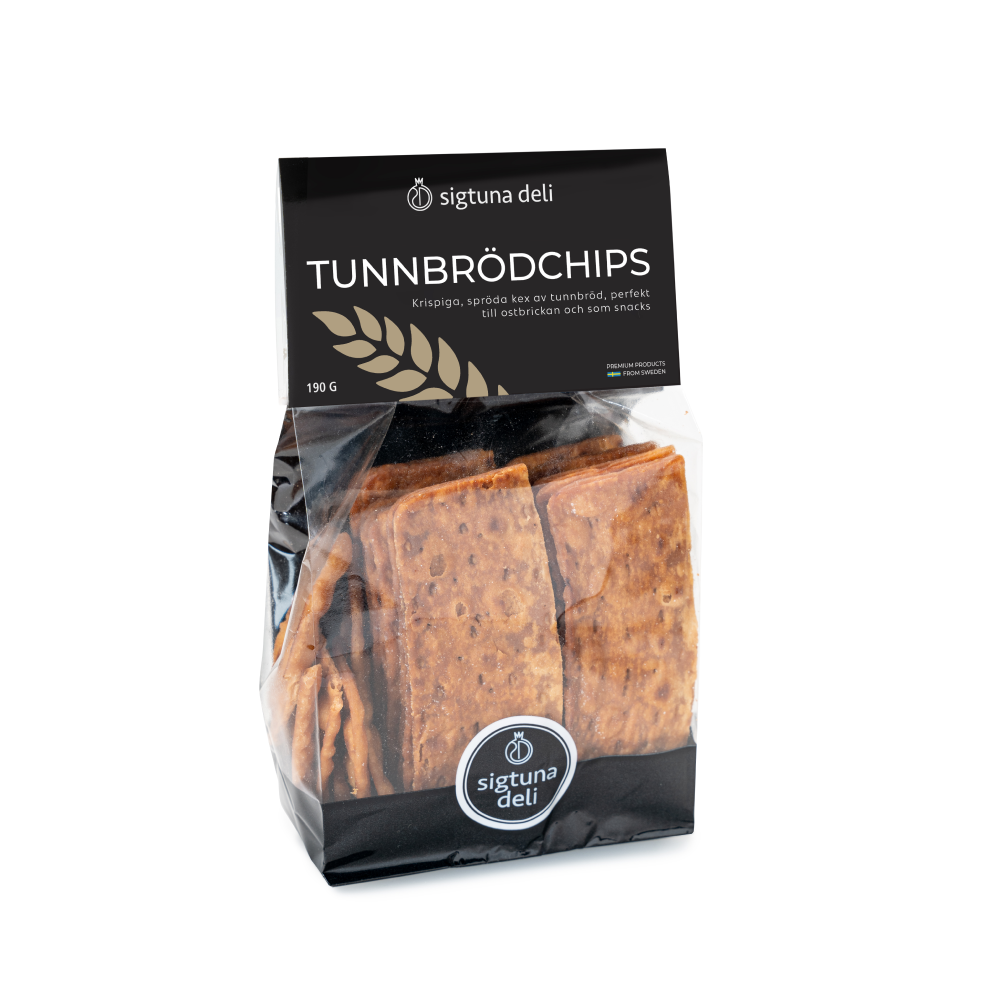 Sigtuna Deli Tunnbrödschips 190 g