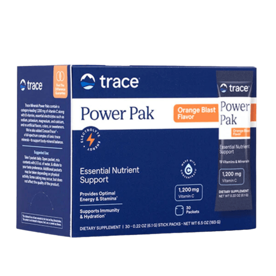 Trace Minerals Electrolyte Stamina Power Pak NON-GMO Orange 30 dospåsar