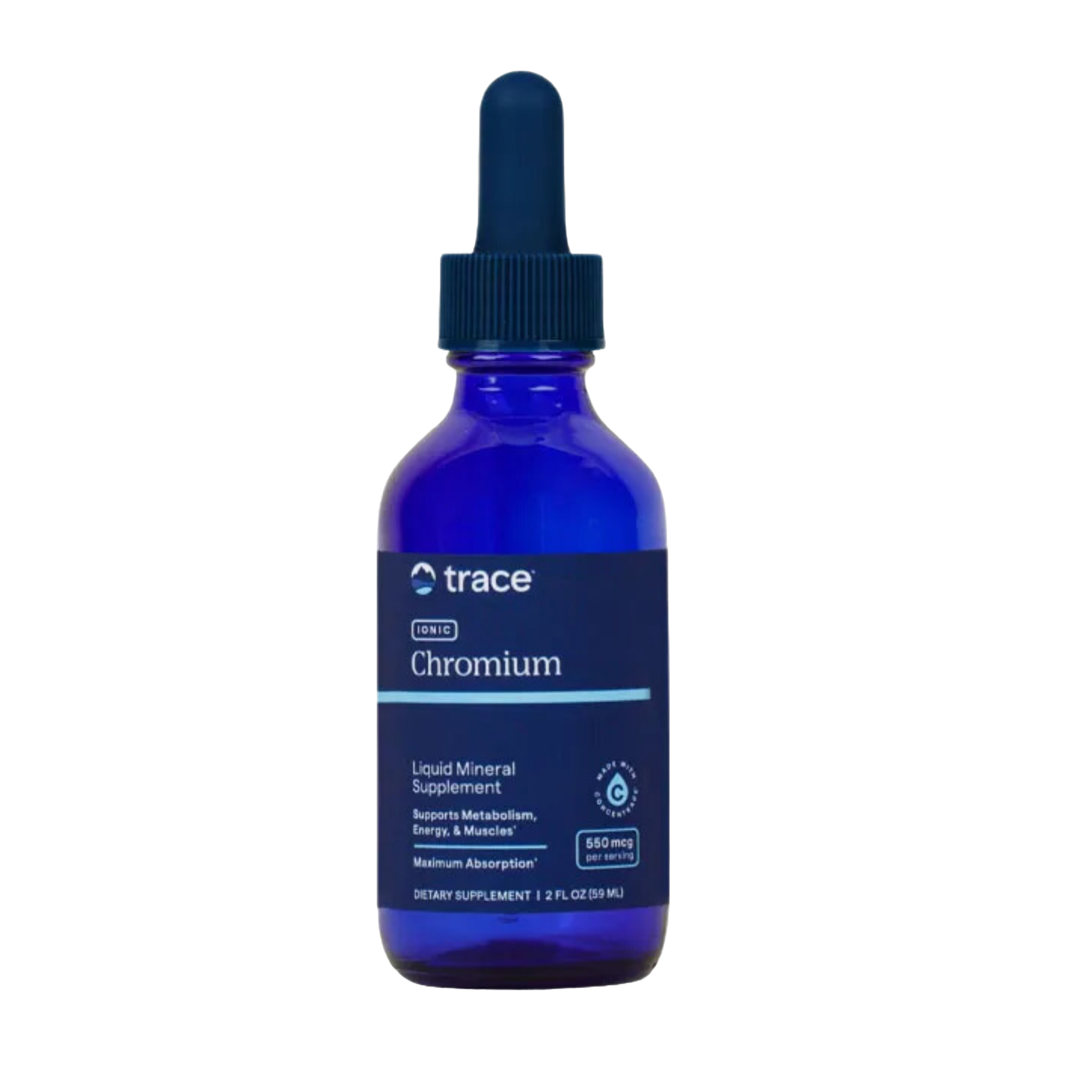 Trace Minerals Liquid Ionic Chromium (550 mcg) 59 ml