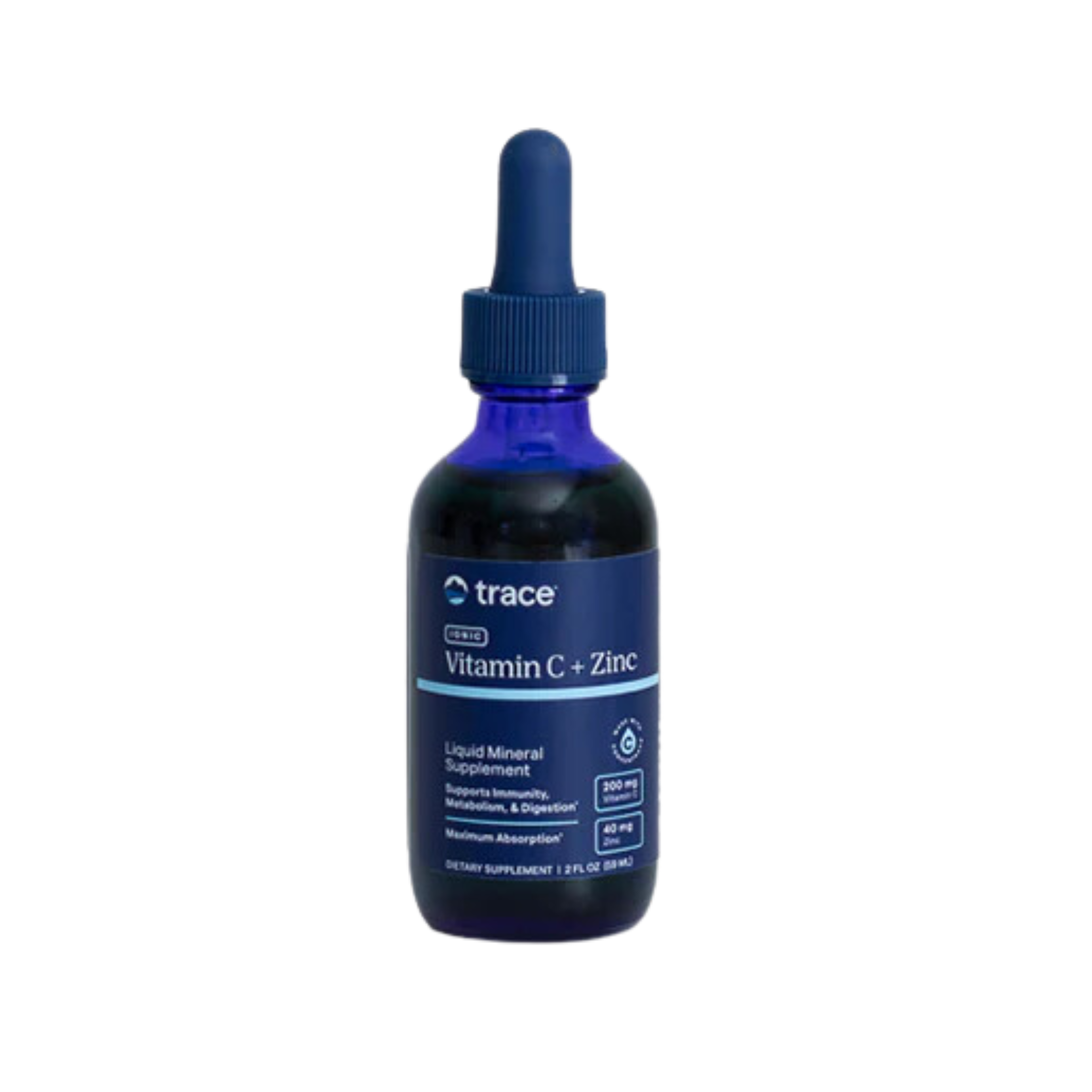 Trace Minerals Ionic Zinc + Vitamin C 59 ml