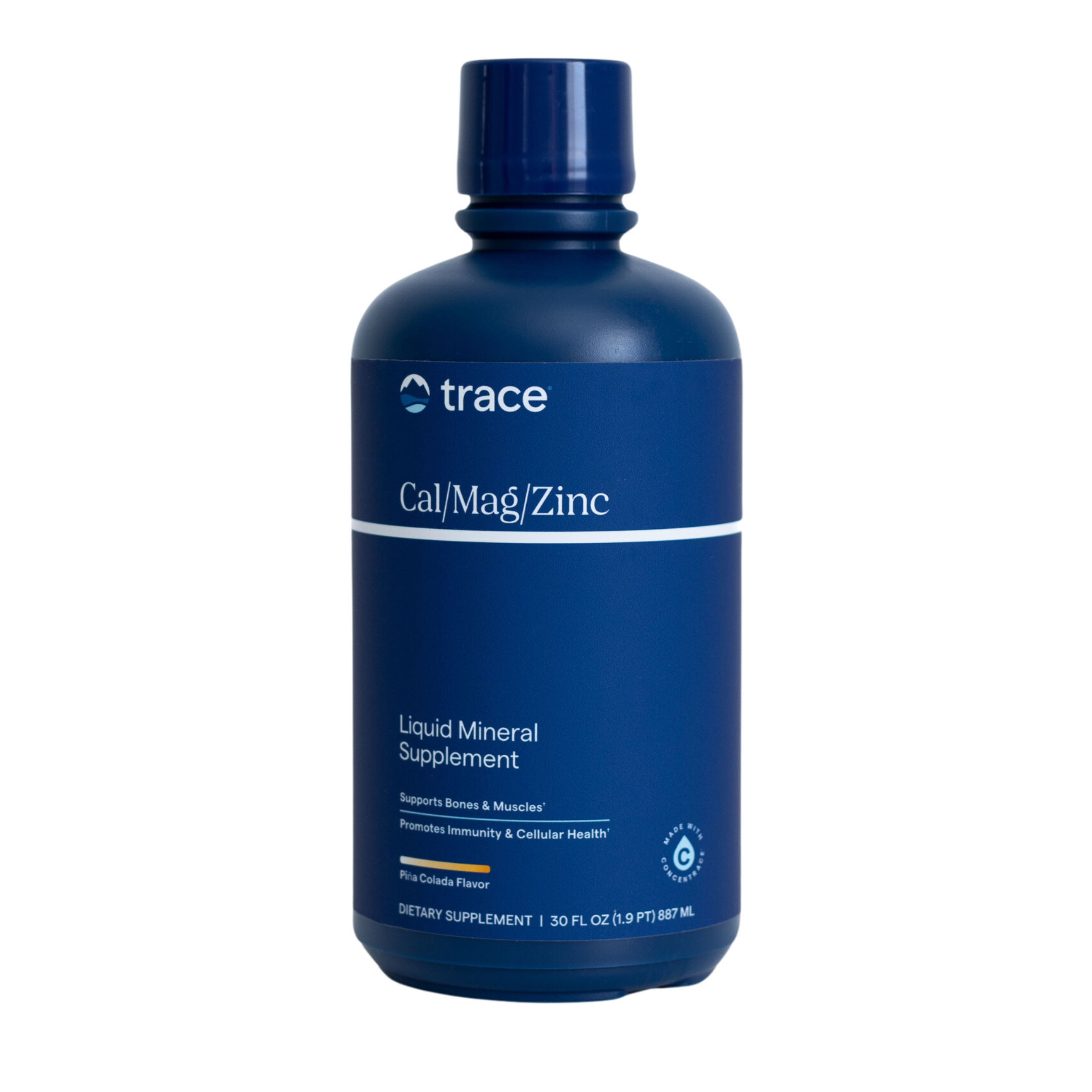 Trace Minerals Liquid Cal/Mag/Zinc Pina Colada 887 ml