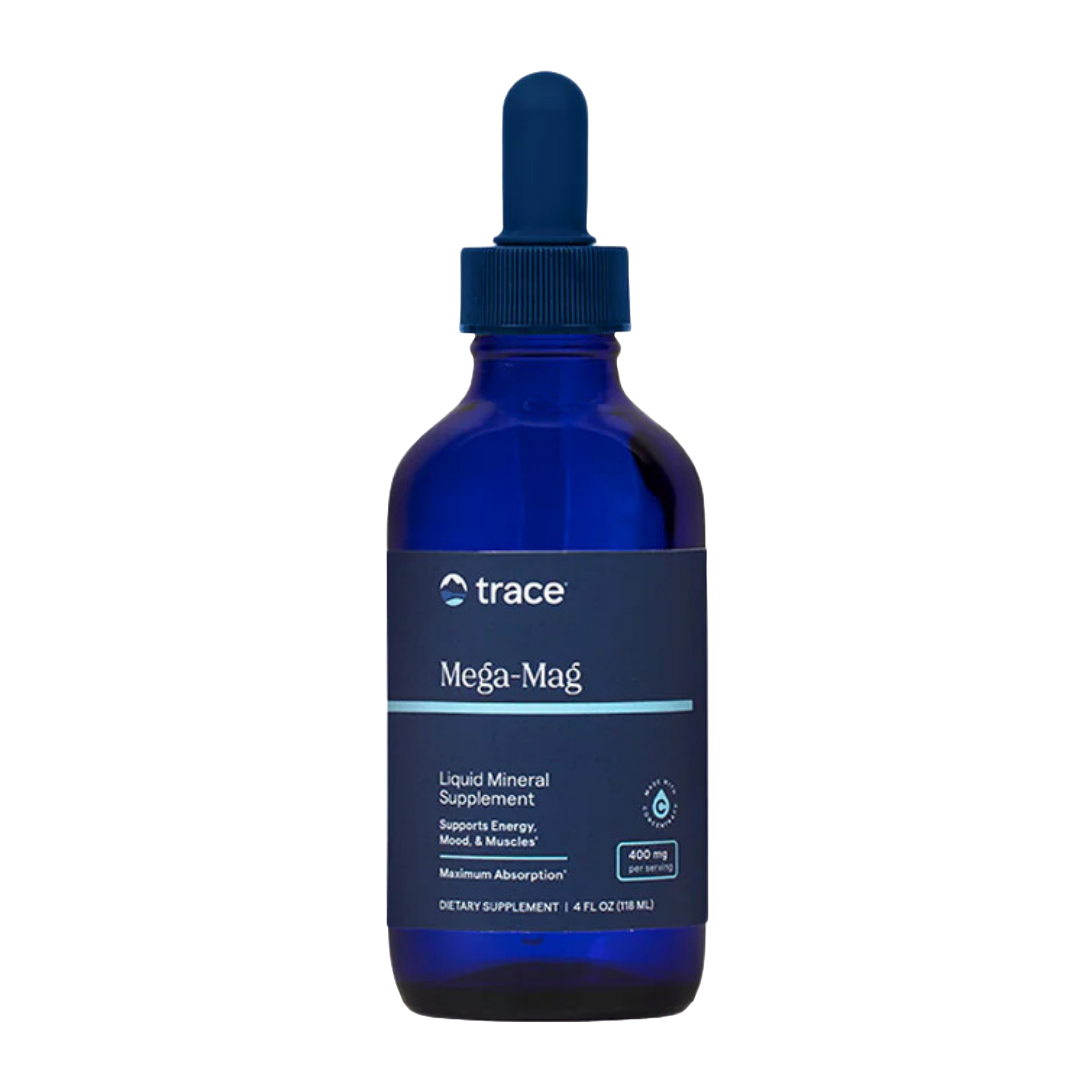 Trace Minerals Liquid Mega-Mag (400 mg) 118 ml
