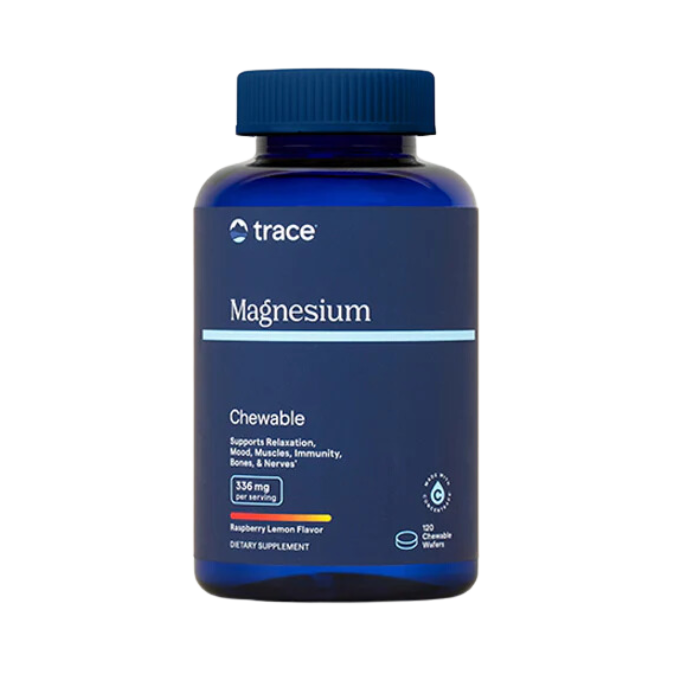 Trace Minerals Magnesium Raspberry Lemon 120 tuggtabletter