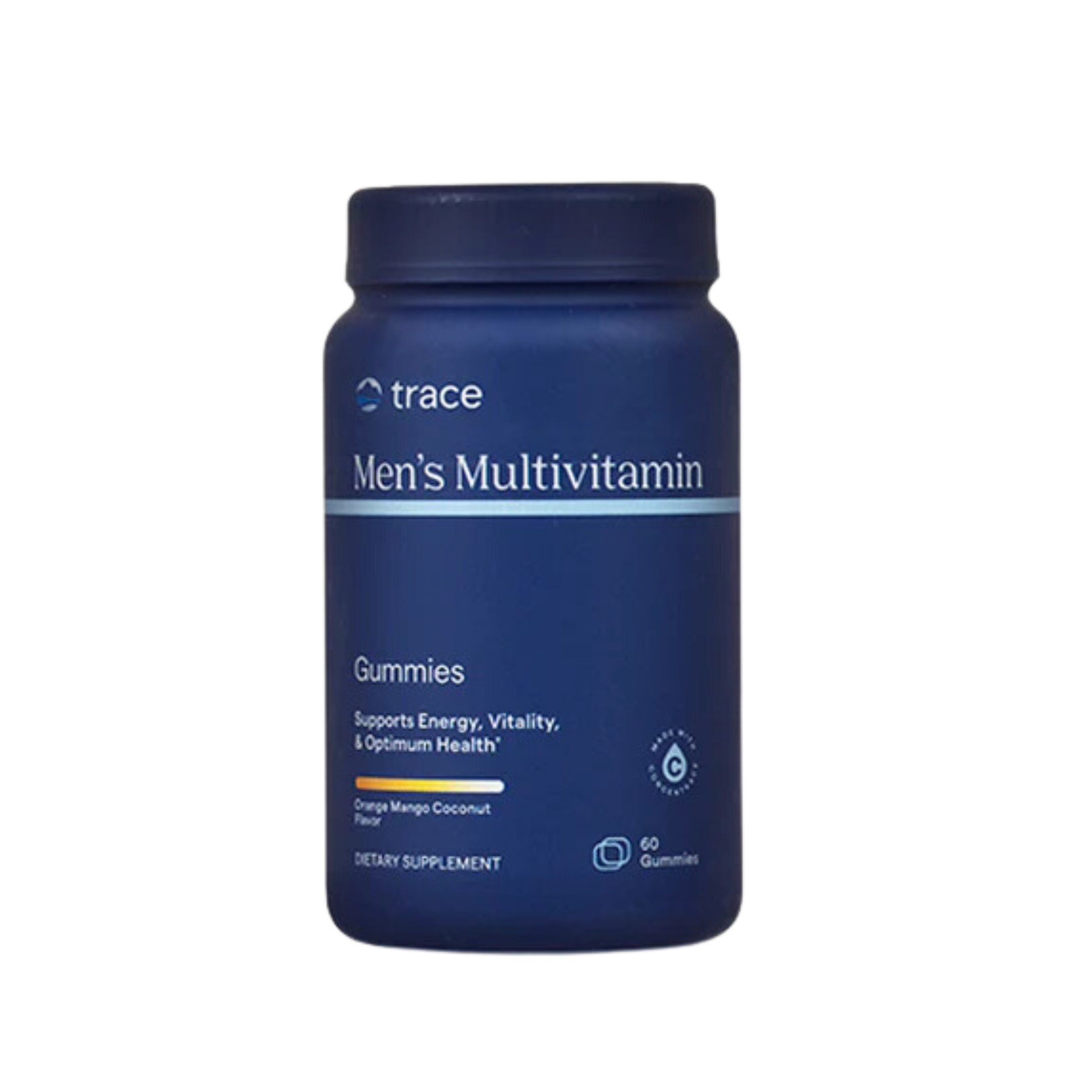 Trace Minerals Men's Multi Orange Mango Coconut 60 gummies