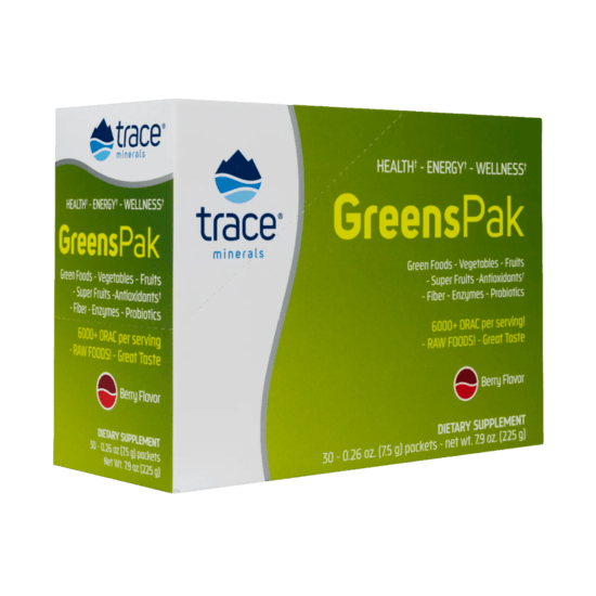 Trace Minerals Greens Pak-Berry 30 dospåsar