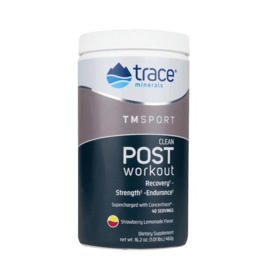 Trace Minerals TM Sport - Clean Post Workout Strawberry Lemonade 460 g