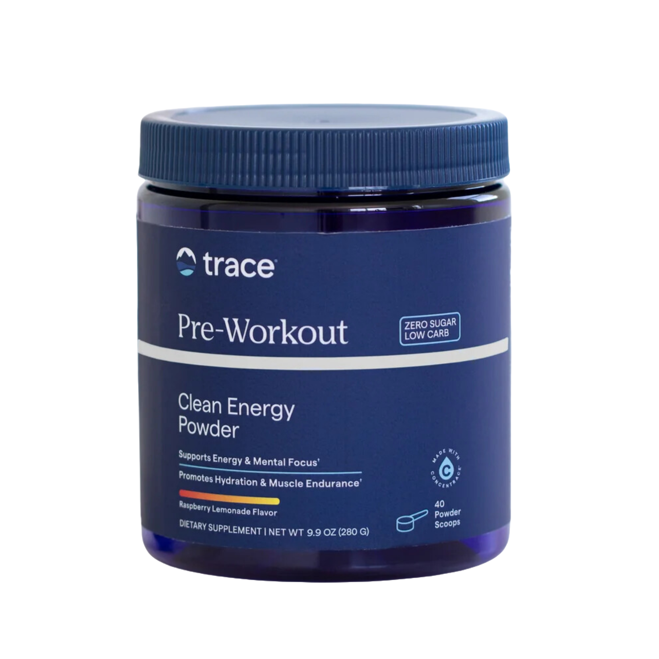 Trace Minerals TM Sport Pre-Workout Sugar Free Raspberry Lemonade 280 g