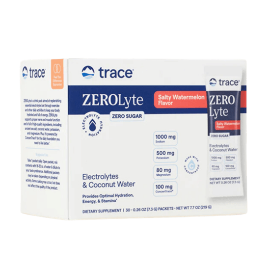 Trace Minerals ZEROLyte Electrolyte Drink Mix Salty Watermelon 30 dospåsar