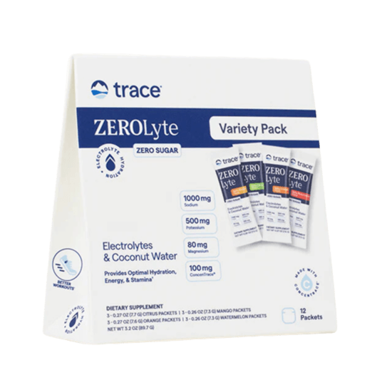 Trace Minerals ZEROLyte Electrolyte Drink Mix Variety Pak 30 dospåsar