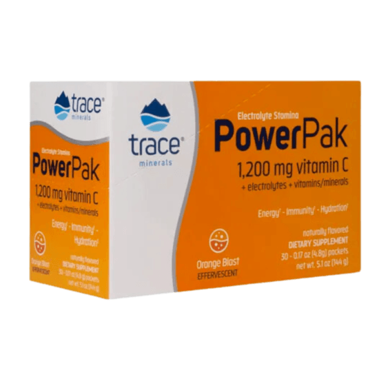 Trace Minerals Electrolyte Stamina Power Pak NON-GMO Orange 30 dospåsar