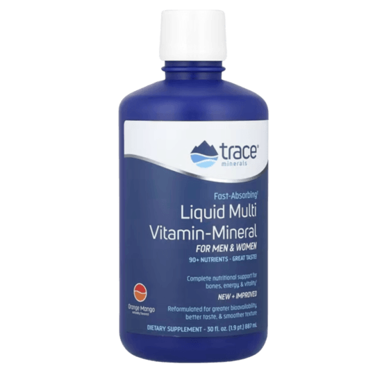 Trace Minerals Liquid Vitamin-Mineral Orange Mango 887 ml