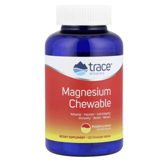 Trace Minerals Magnesium Raspberry Lemon 120 tuggtabletter