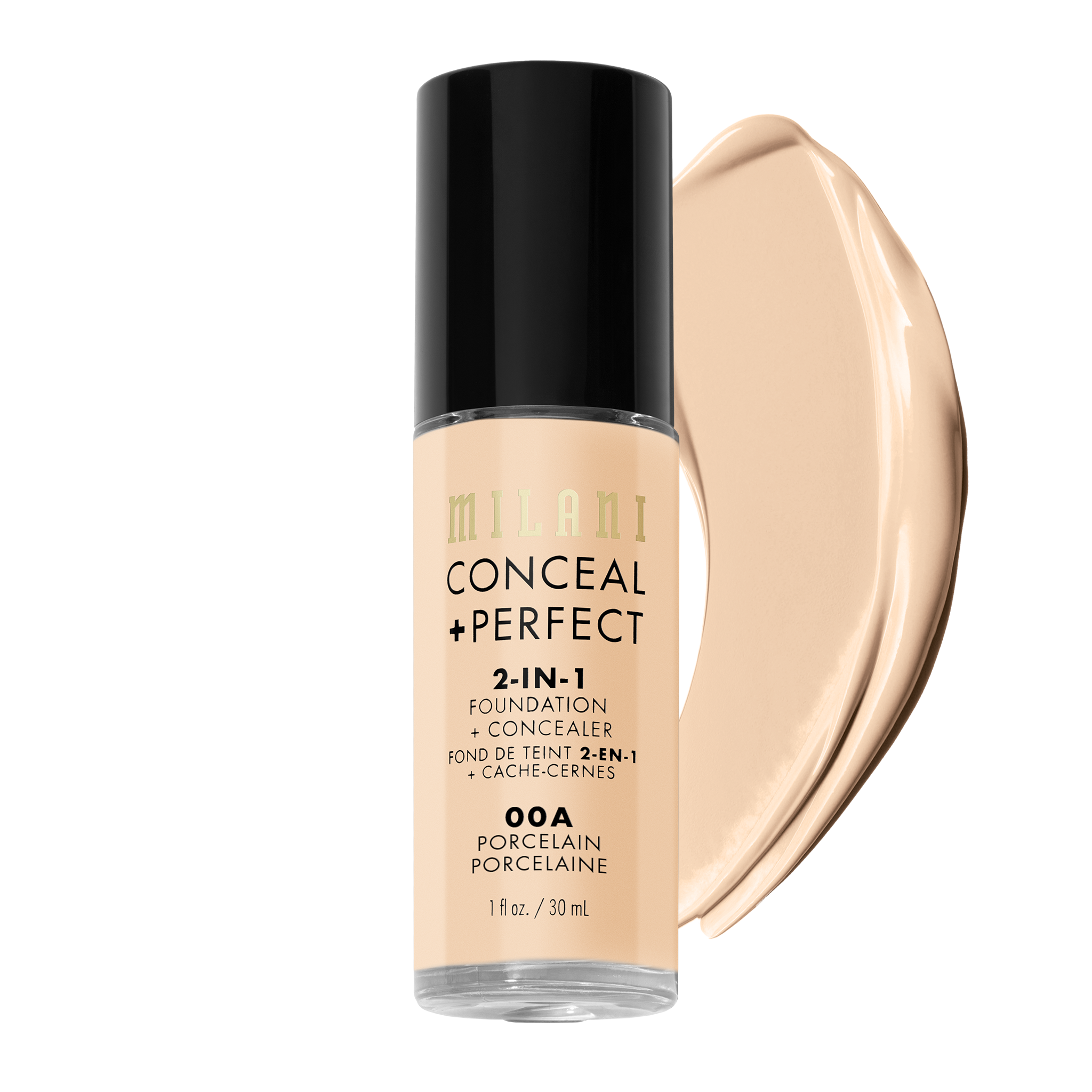 Milani Conceal + Perfect 2-in-1 Foundation + Concealer Porcelain 30 ml