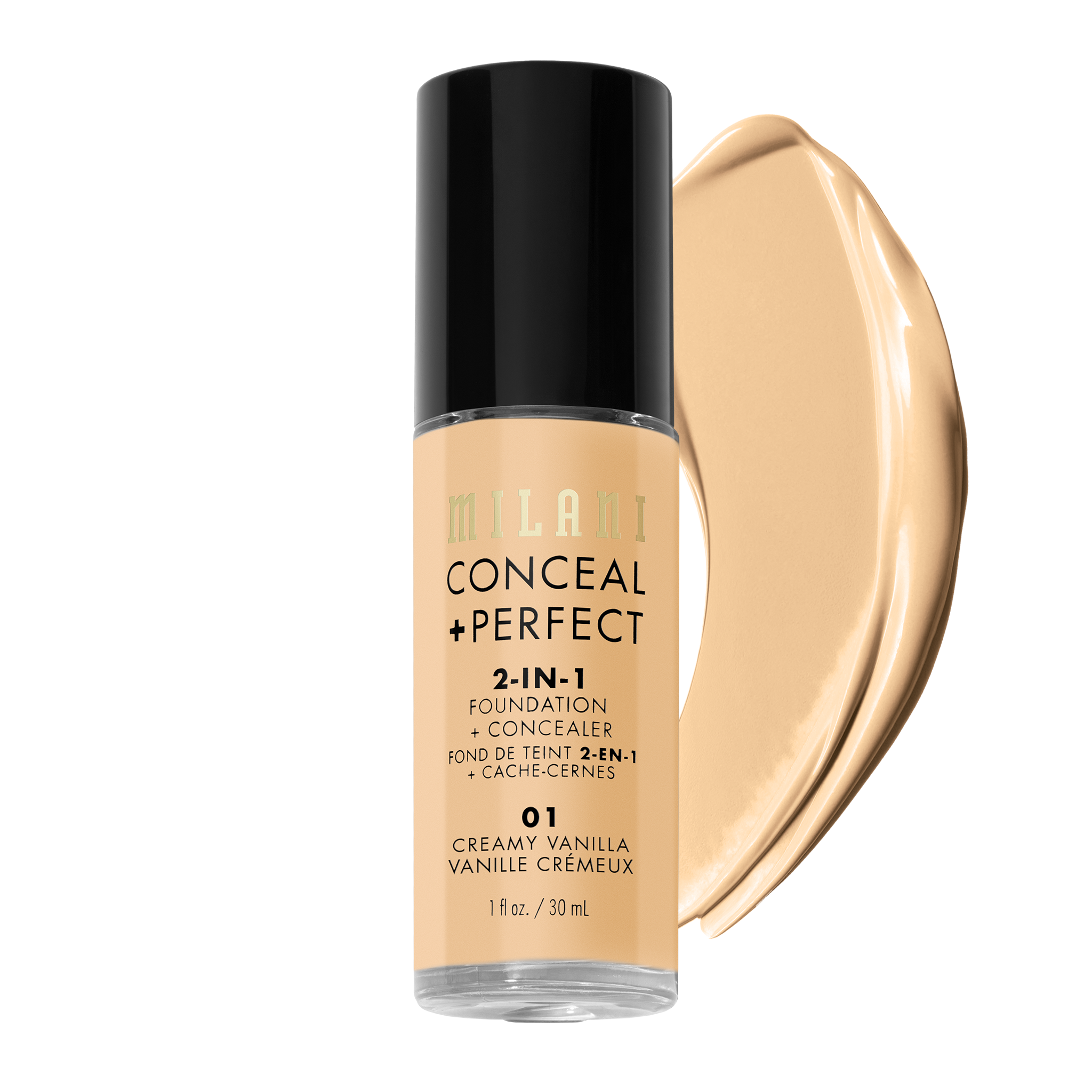 Milani Conceal + Perfect 2-in-1 Foundation + Concealer Creamy Vanilla 30 ml