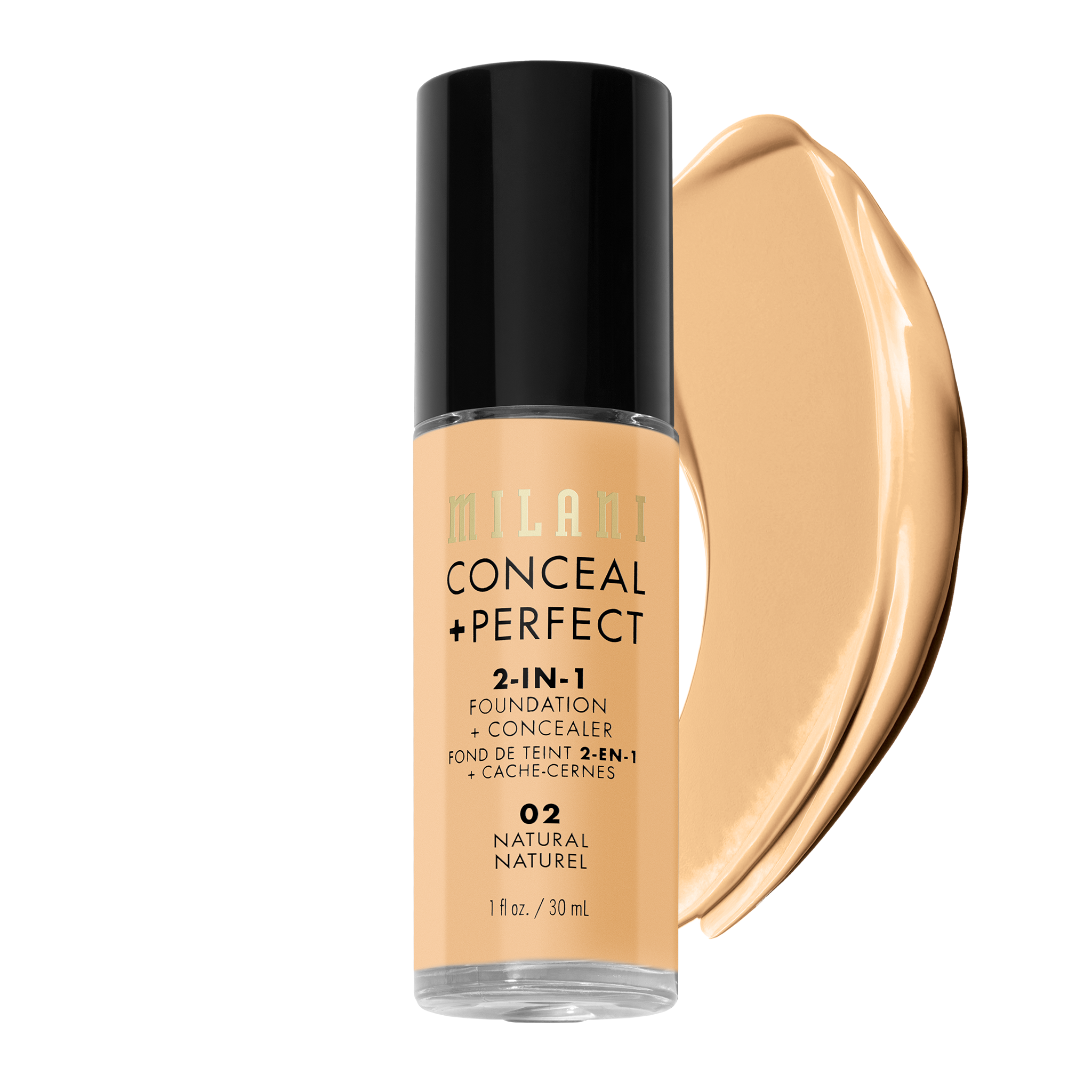Milani Conceal + Perfect 2-in-1 Foundation + Concealer Natural 30 ml