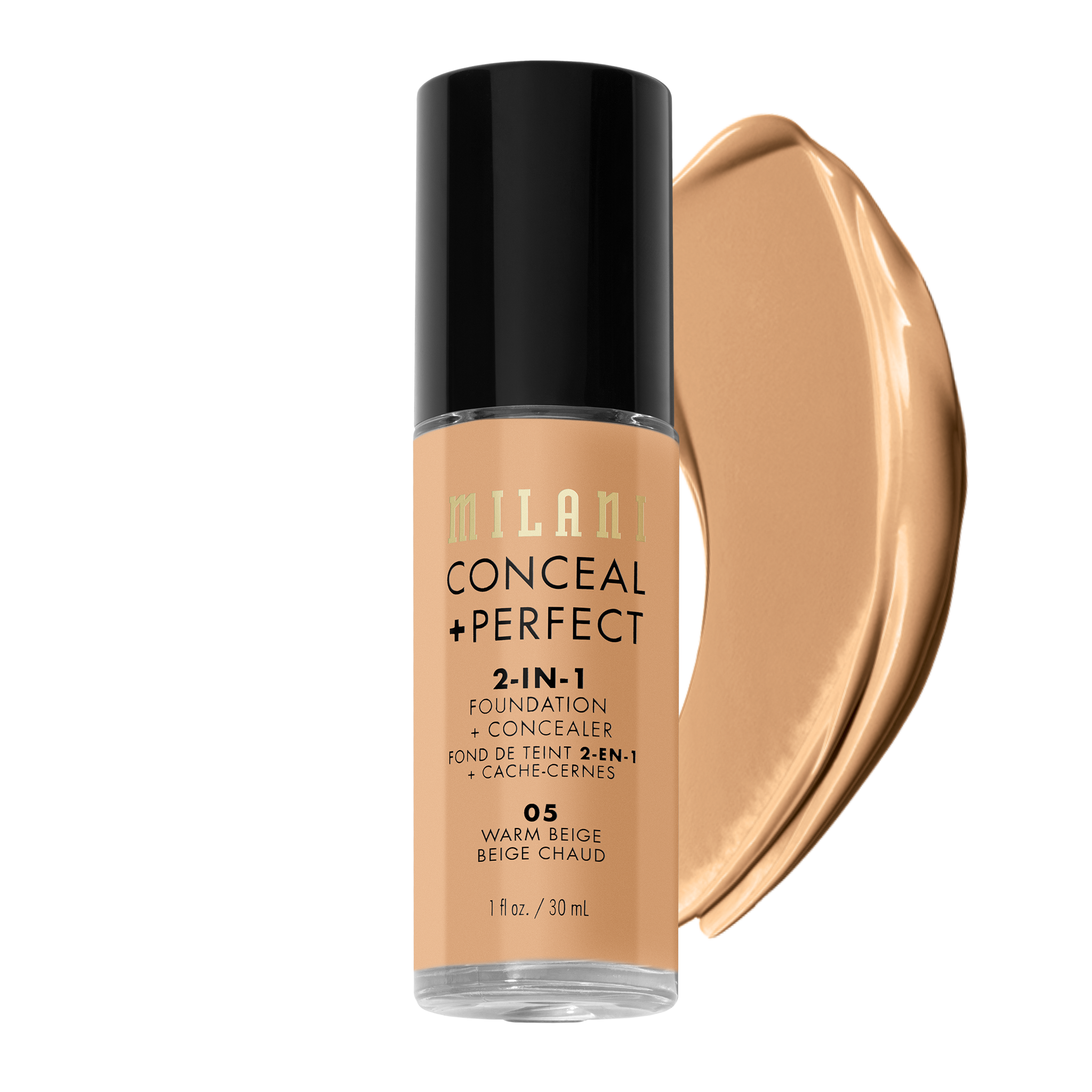 Milani Conceal + Perfect 2-in-1 Foundation + Concealer Warm Beige 30 ml