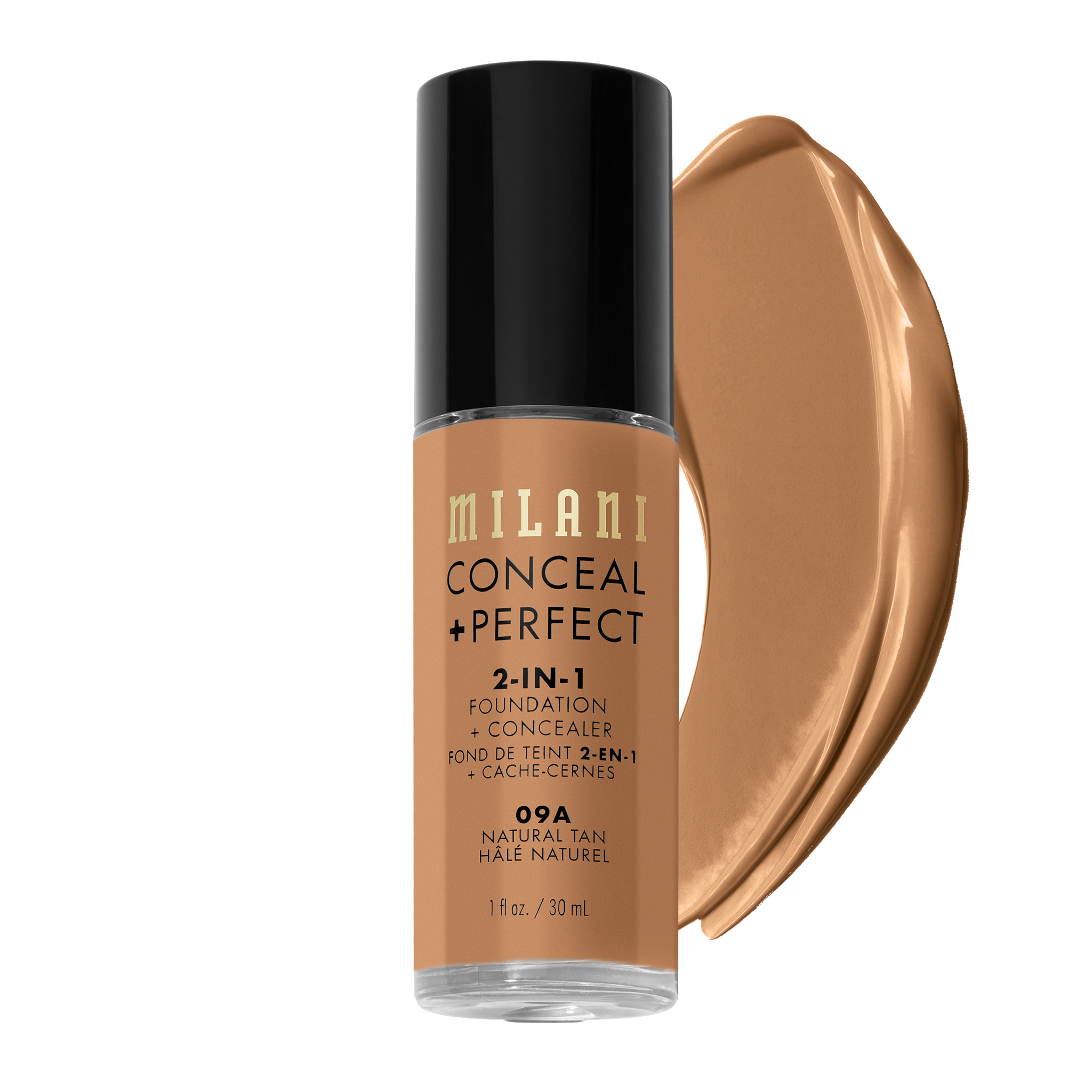 Milani Conceal + Perfect 2-in-1 Foundation + Concealer Natural Tan 30 ml