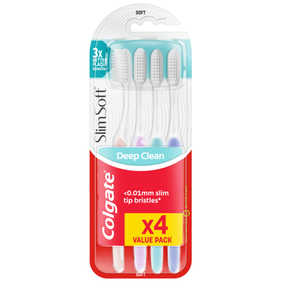 Colgate Slim Soft tandborste 4 st
