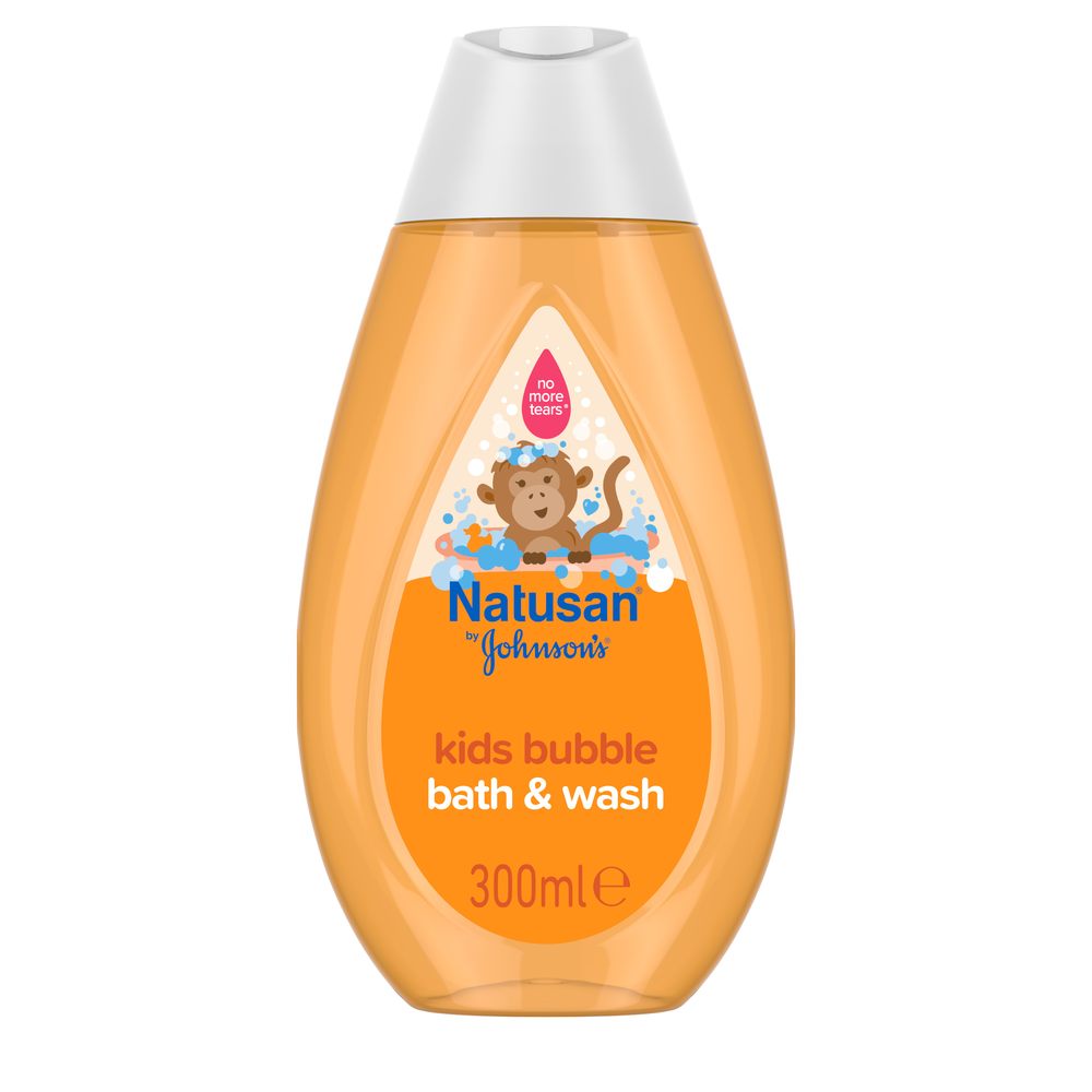 Natusan by Johnson's Kids Bubble Bath & Wash 300 ml
