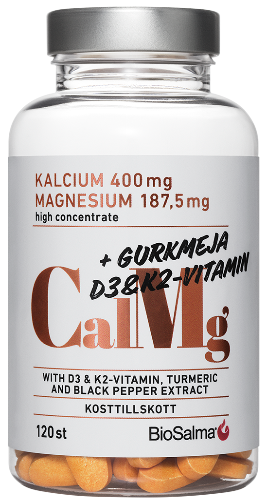 BioSalma Kalcium & Magnesium 120 tabletter