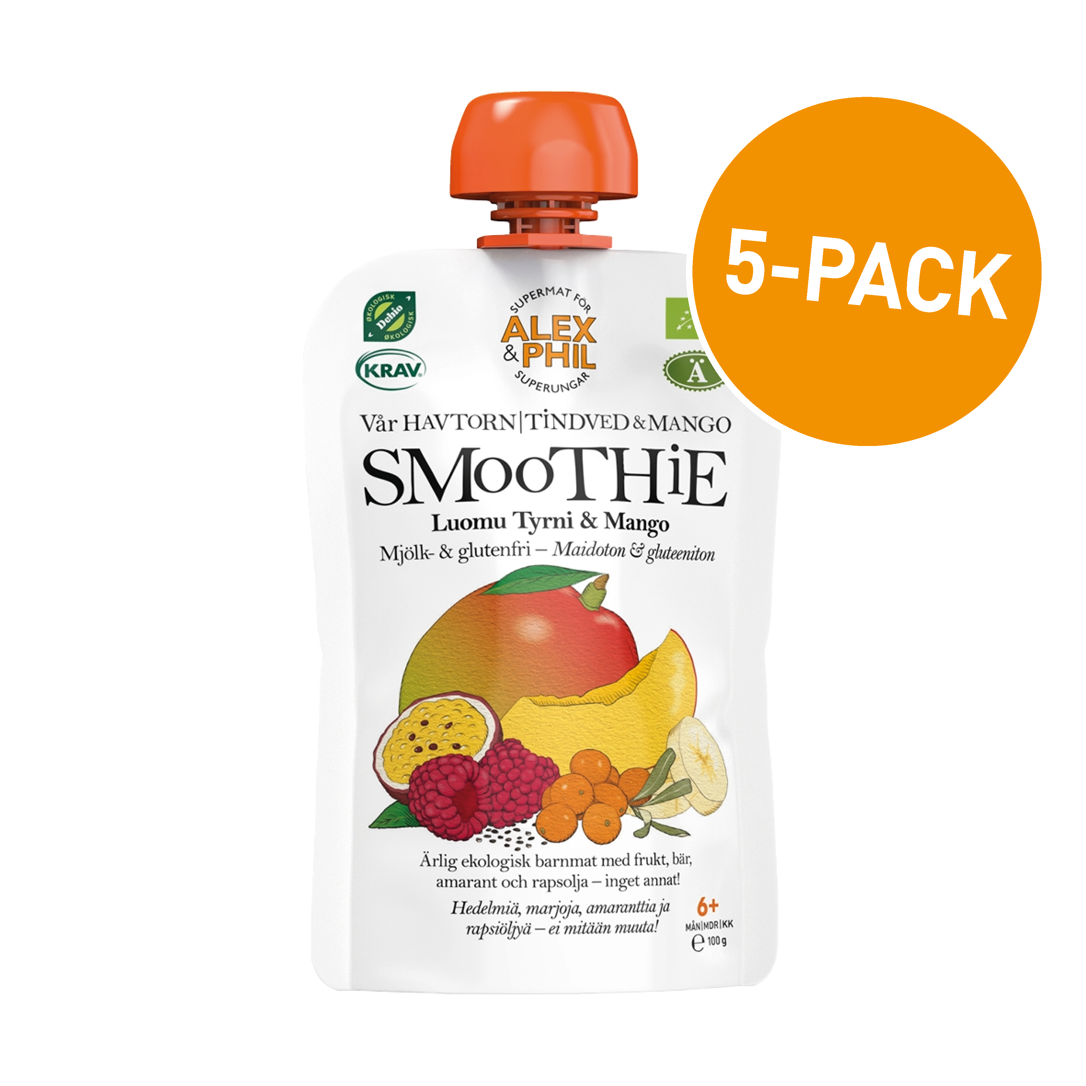 Alex&Phil Havtorn & mangosmoothie 5 x 100 g