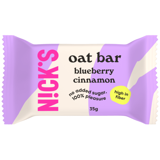 Nick's Oat Bar Blueberry Cinnamon 35 g