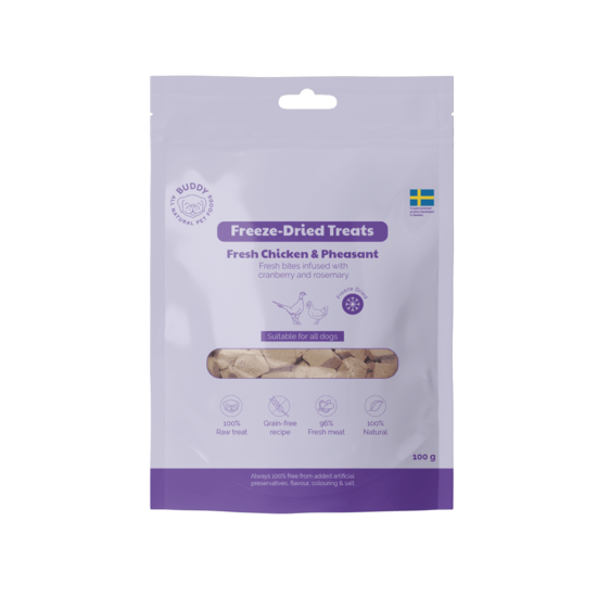 Buddy Freeze-Dried Treats Raw Chicken & Pheasant 100 g