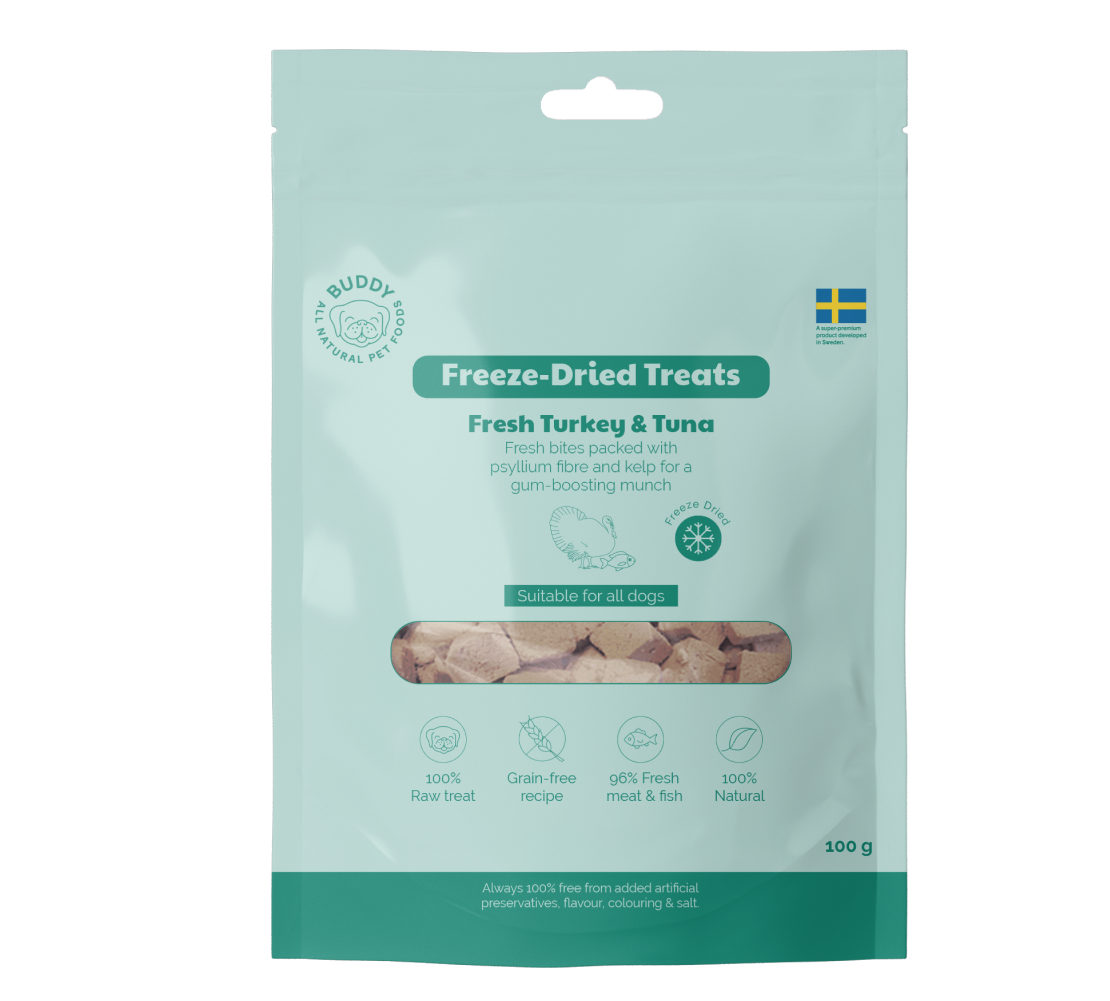 Buddy Freeze-Dried Treat Raw Turkey & Tuna 100 g