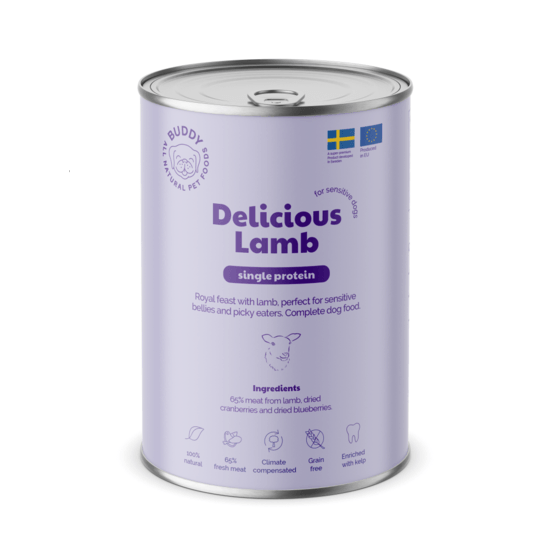 Buddy Delicious Lamb Våtfoder 400 g