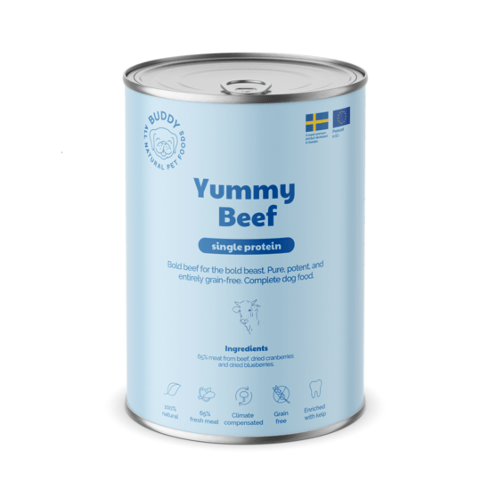 Buddy Yummy Beef Våtfoder 400 g