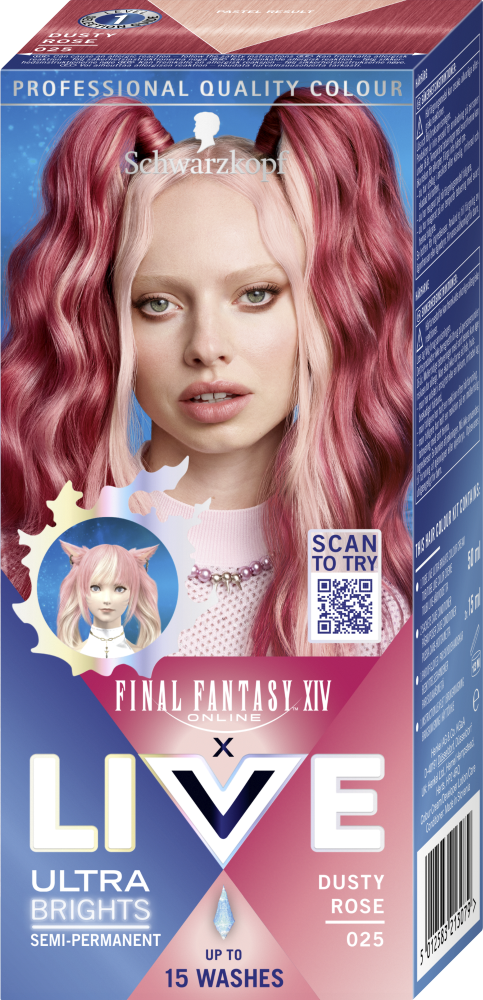 Schwarzkopf LIVE Ultra Brights 025 Dusty Rose 