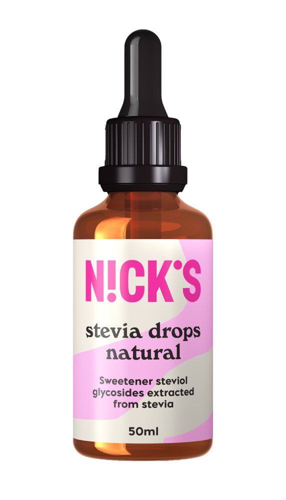 Nicks Stevia Drops Natural 50 ml