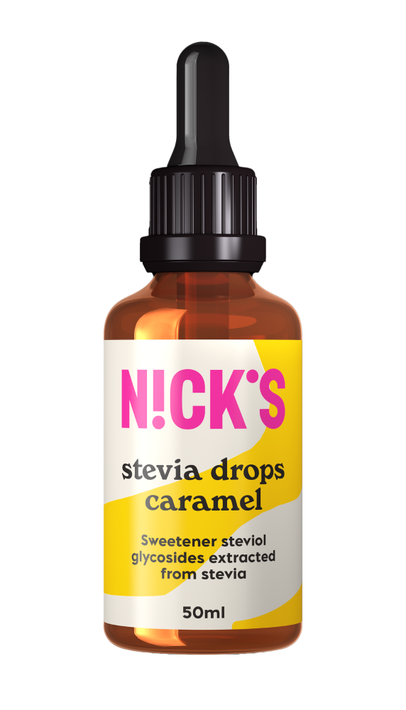 Nicks Stevia Drops Caramel 50 ml